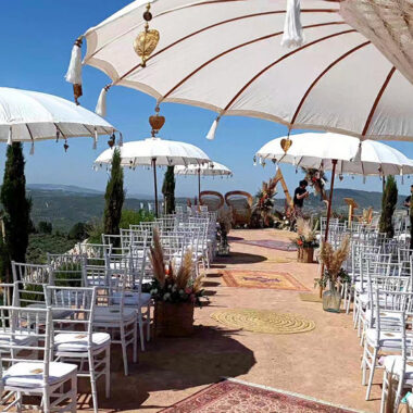 Sombrillas Balinesas para bodas
