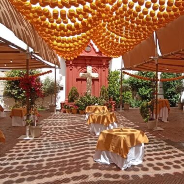 estructura de sombra a medida