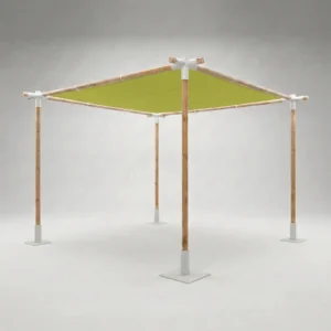 Estructura Pérgola Verde Oliva